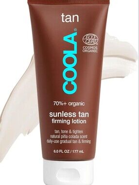 NWT COOLA Organic Sunless Self Tanner Body Firming Lotion, Dermatologist Tested